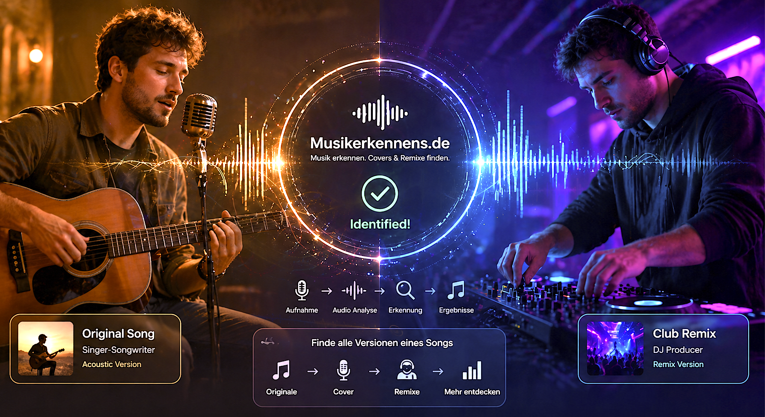 Select Wie unser Tool mit Remix- und Cover-Songs arbeitet Wie unser Tool mit Remix- und Cover-Songs arbeitet