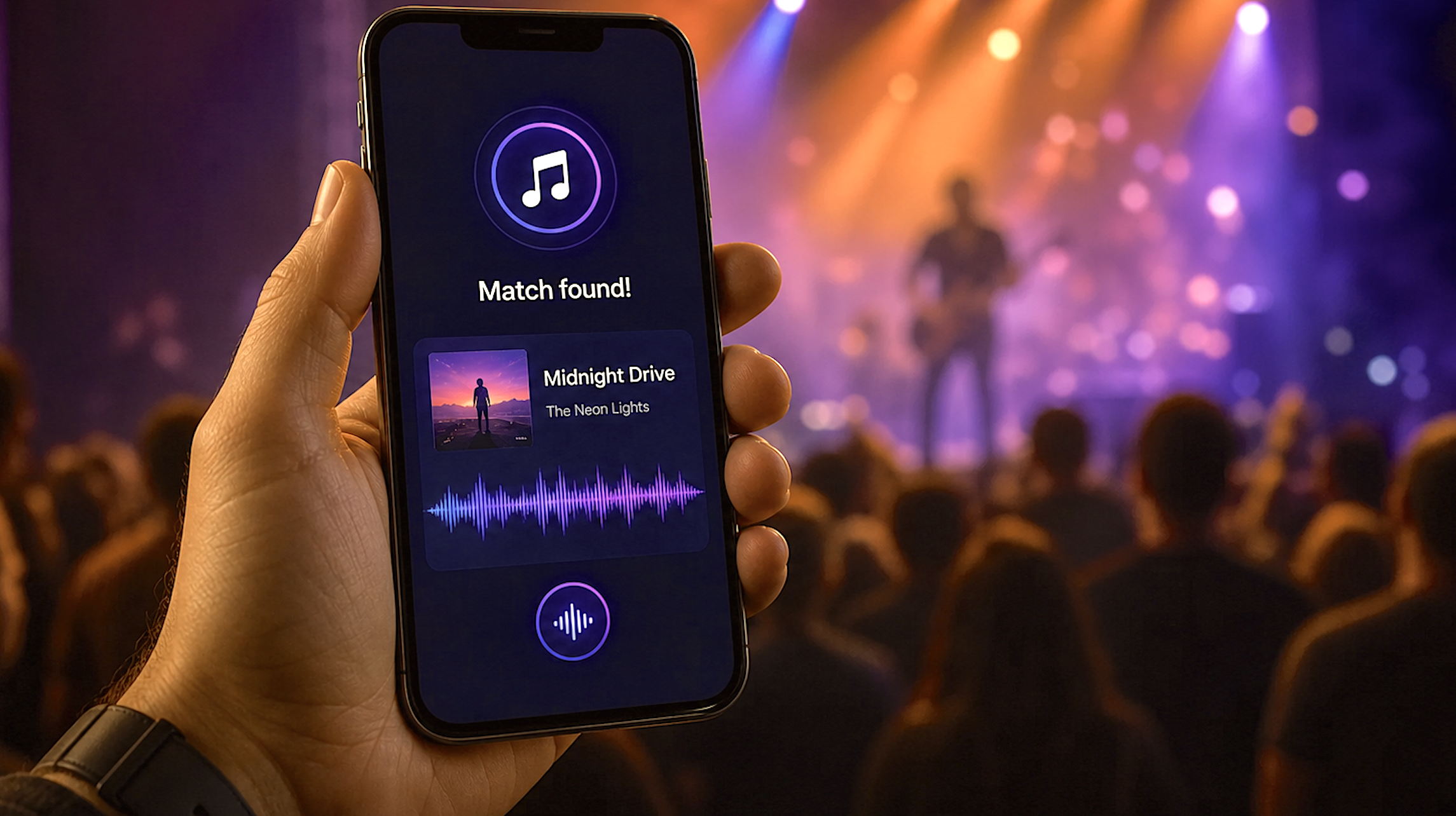 Musik aus Live-Aufnahmen online identifizieren
