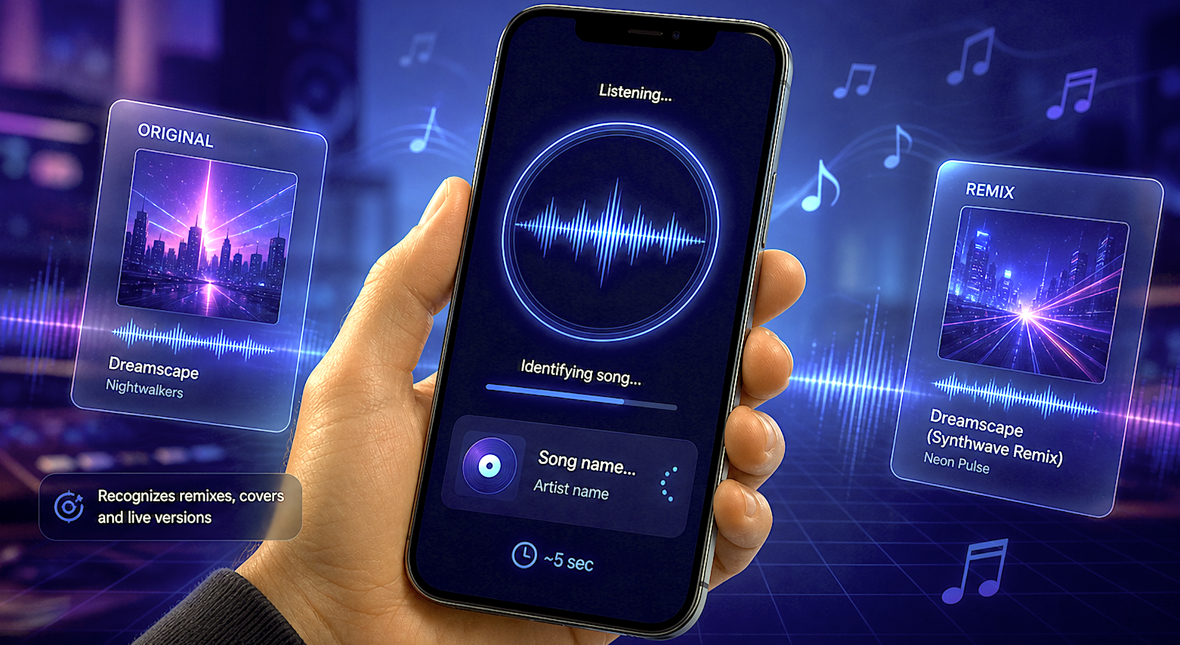 Wie lange dauert die Musikerkennung auf unserer Plattform?
